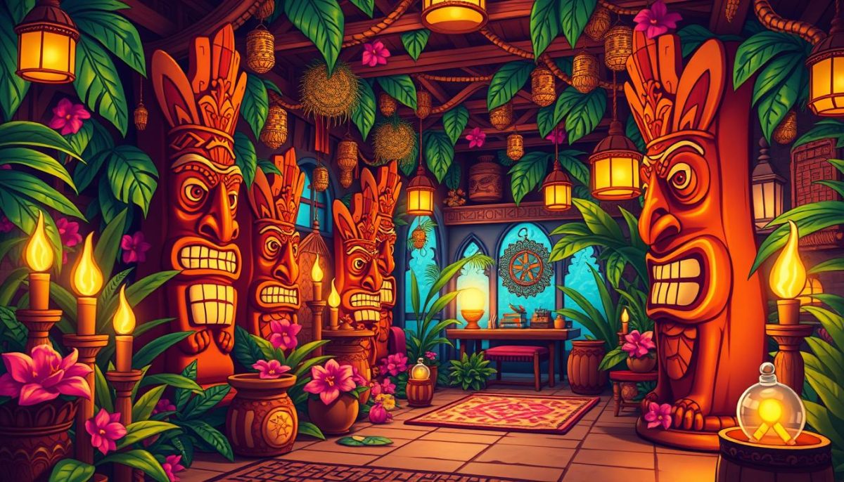 Tiki Palace immersive adventure escape room themes